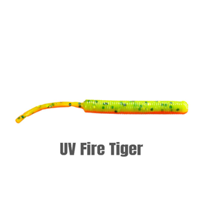 Fujin Baby Worm 5,2cm Floating LRF Silikonu - UV FIRE TIGER