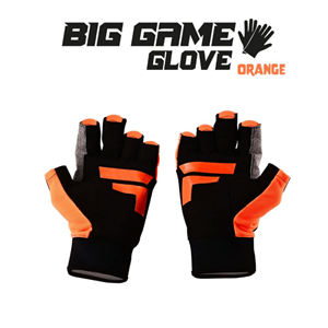 Fujin Pro Angler S24 Big Game Gloves Orange - S/M