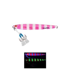 Fujin Valhalla Darksea 100gr Metal Jig Yem - MT47 SAKURA ZEBRA GLOW