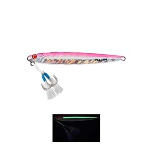 Fujin Valhalla Darksea 120gr Metal Jig Yem - MT18 PINK GLOW LINE