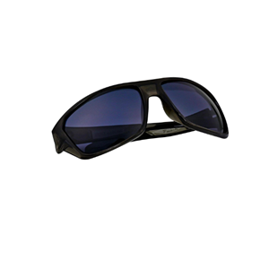 Fujin Pro Angler Polarize Güneş Gözlüğü - BLUE GLASS+SHINY BLACK FRAME