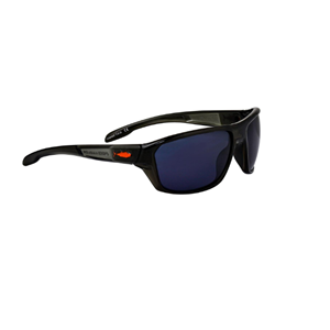 Fujin Pro Angler Polarize Güneş Gözlüğü - BLUE GLASS+SHINY BLACK FRAME