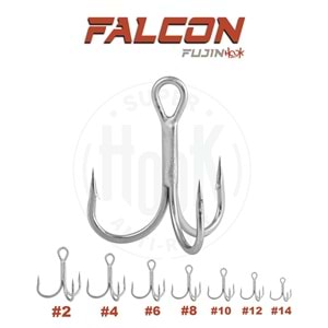 Fujin Falcon Süper Anti-Rust Üçlü Kanca - 14