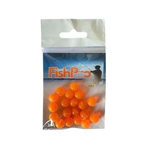FishPro Boncuk 20 Li - NEON TURUNCU - 10MM