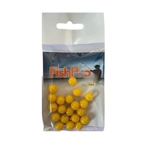 FishPro Boncuk 20 Li - NEON SARI 10MM