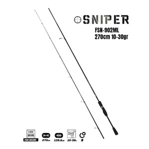 Fujin Sniper 270cm 10-30gr Spin Kamış