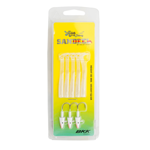 Hanfish Sandeel 8 cm 5.2 gr Silikon Yem - SL-800 PEARL WHITE