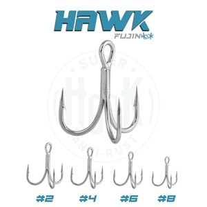 Fujin Hawk Süper Anti-Rust Üçlü Kanca - 8