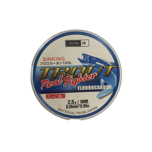 ICON-IC Trout 50mt Fluorocarbon Misina - 0.26 MM