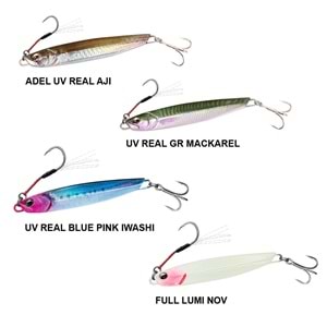 Daiwa Samurai Jig R 30 Jig Yem - UV REAL BLUE PINK IWASHI