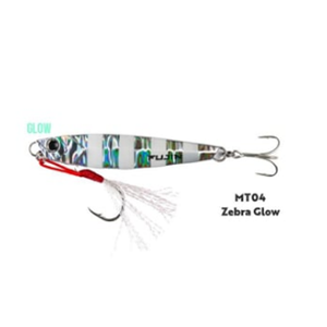 Fujin Jig-X 60gr Shore Jigging Jig Yem - MT04 ZEBRA GLOW
