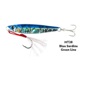 Fujin Jig-X 40gr Shore Jigging Jig Yem - BLUE SARDINE GREEN LİNE