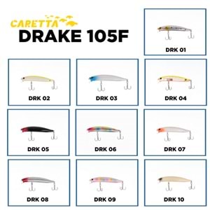 Caretta Drake 105F 10.5 cm 16 g Maket Yem