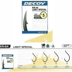DECOY KR-24 Light Special Black Nickel Olta Kancası