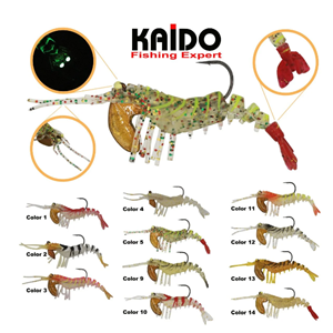 Kaido Shrimp Bait 70mm 7.4gr Silikon Karides