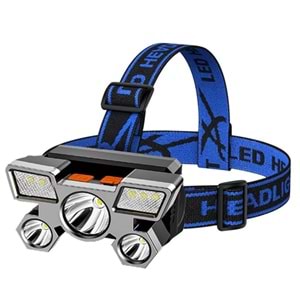 RECHARGEABLE HEADLAMP 5 GÖZLÜ KAFA LAMBASI