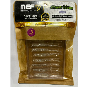 Mef Hunter Worm 5.5cm 10 Adet LRF Silikonu