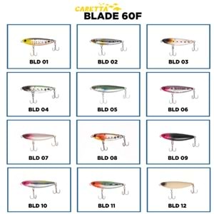 Caretta Blade 60F 6 cm 6 g Maket Yem
