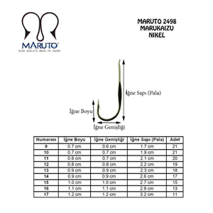 Maruto 2498 Nikel Olta İğnesi - 14