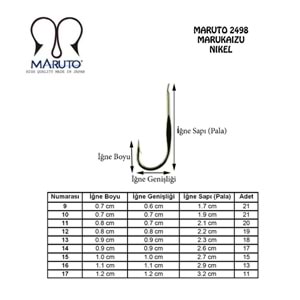 Maruto 2498 Nikel Olta İğnesi