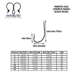 Maruto 5505 Bn Olta İğnesi - 1