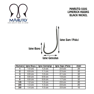 Maruto 5505 Bronz Olta İğnesi - 4
