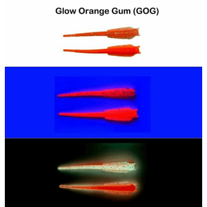 Spiinx Sandworm 6cm 18p Silikon Yem - GLOW ORANGE GUM