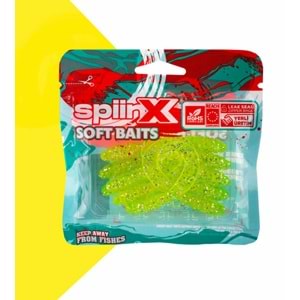 Spiinx Crazy Tail Kuyruk 7.5CM 10P Silikon Yem - YUZU
