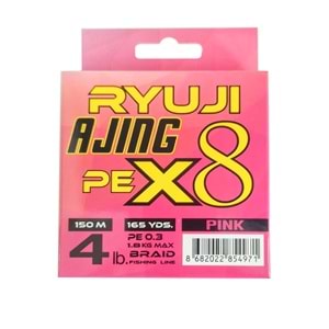 Ryuji Ajing X8 150m PE İp Misina - 0.4 PE