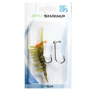 Ryuji Ayu Shrimp 7.5cm 7.2gr Silikon Karides Yem - 06