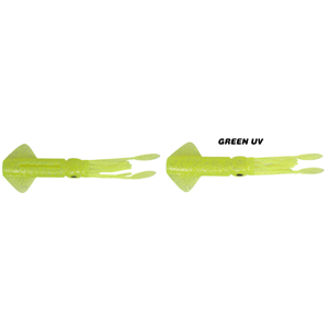 Ryuji Calamari Yedek Silikon Yem 10,5 GR 20 CM - GREEN UV