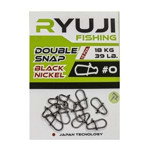 Ryuji Double Snap Klips (10 Adet) - 0