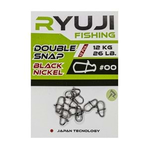 Ryuji Double Snap Klips (10 Adet) - 000