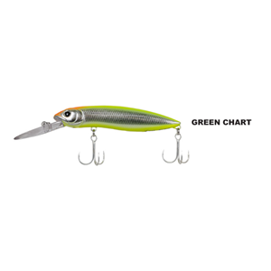 Ryuji Deep Ghost 12cm 31gr Maket Yem - GREEN CHART