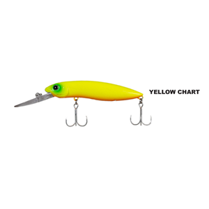 Ryuji Deep Ghost 12cm 31gr Maket Yem - YELLOW CHART