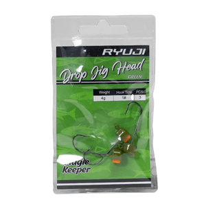 Ryuji Drop Jighead Green (3 Adet) - 4GR-NO:4