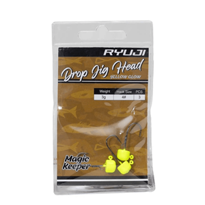 Ryuji Drop Jighead Yellow Glow (3 Adet) - 2.5GR-NO:1