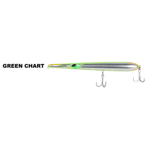 Ryuji Dog Pencil 18cm 24gr Top Water Maket Yem - GREEN CHART