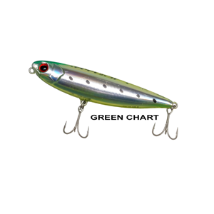 Ryuji Dog Strike 6cm 6gr Maket Yem - GREEN CHART