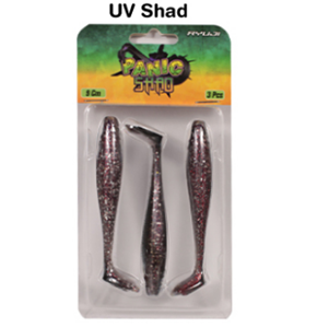 Ryuji Panic Shad 9cm 5.5gr Silikon Yem 3pcs - UV SHAD