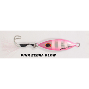 Ryuji Slow King 60gr Jig Yem - PINK ZEBRA GLOW