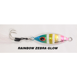 Ryuji Slow King 60gr Jig Yem - RAINBOW ZEBRA GLOW