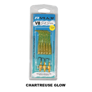 Ryuji V8 8cm 5.5gr Silikon Yem - CHARTREUSE GLOW