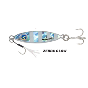 Ryuji Zuby 43mm 15gr Jig Yem - ZEBRA GLOW