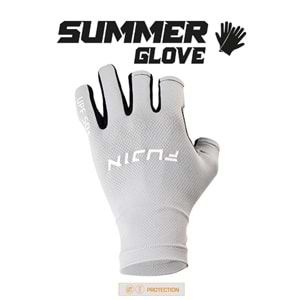 Fujin Pro Angler S24 Summer Gloves Grey