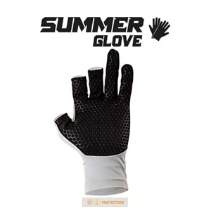 Fujin Pro Angler S24 Summer Gloves Grey