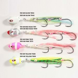 Seabor Octo 150gr Jig Yem - RED HEAD 7811