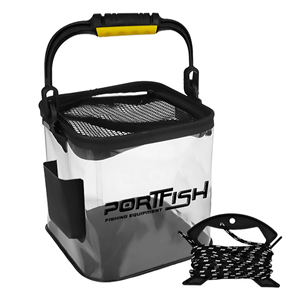 Portfish Şeffaf Kova 24*24