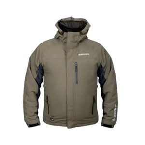 Shimano Rain Jacket Padded Green Su Geçirmez Ceket - XL