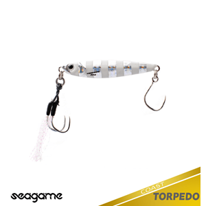 Seagame Torpedo Coast 20G Jig Yem - 001 ZEBRA GLOW